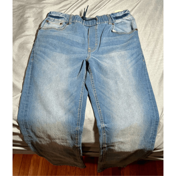 NWT Lucky Brand Eastvale Girl’s Pull On Jeans Elastic Waist Sz Lg (14/16) - Picture 1 of 11